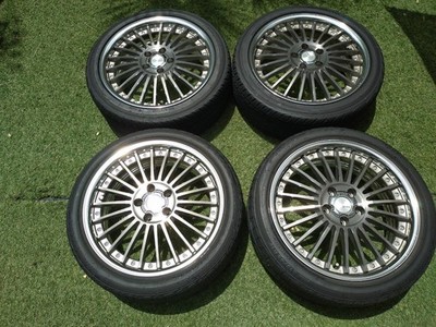JDM WORK Lanvec LF1 187.5j +50 4-Wheel Set br WORK (No Tires)