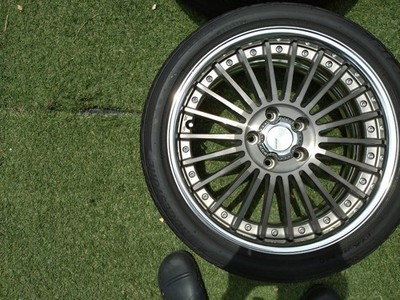 JDM WORK Lanvec LF1 187.5j +50 4-Wheel Set br WORK (No Tires) - Image 2