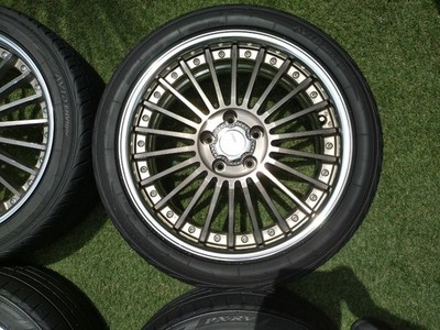 JDM WORK Lanvec LF1 187.5j +50 4-Wheel Set br WORK (No Tires) - Image 4