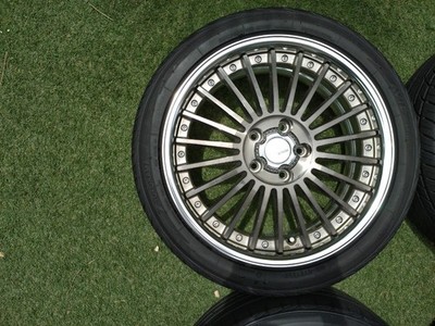 JDM WORK Lanvec LF1 187.5j +50 4-Wheel Set br WORK (No Tires) - Image 5