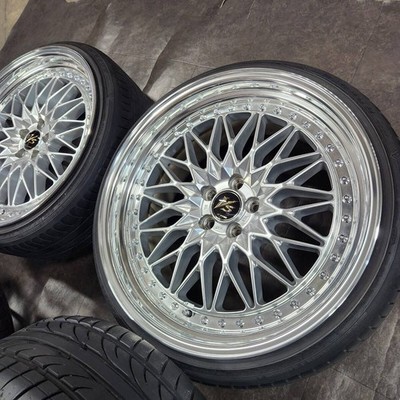 JDM WORK VS-XV Deep Rim / Step Rim PCD 100-5H for Prius/BRZ/86/Wish/Le (No Tires) - Image 5