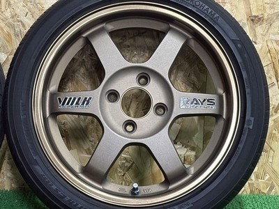 JDM For Customization RAYS VOLK RACING TE37 15in 5.5J +45 PCD100 blueE (No Tires) - Image 4
