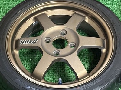 JDM For Customization RAYS VOLK RACING TE37 15in 5.5J +45 PCD100 blueE (No Tires) - Image 5