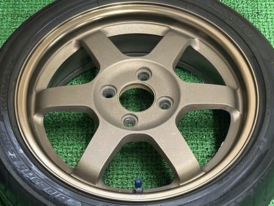 JDM For Customization RAYS VOLK RACING TE37 15in 5.5J +45 PCD100 blueE (No Tires) - Image 6