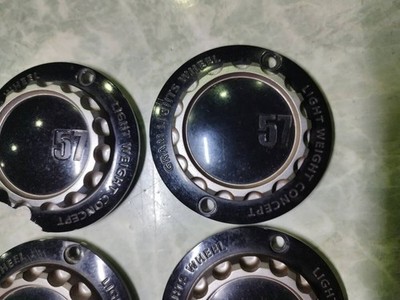JDM Rare Rays RAYS gram lights Gravillage Its Option Center Cap 4 Indi (No Tires) - Image 3