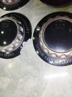 JDM Rare Rays RAYS gram lights Gravillage Its Option Center Cap 4 Indi (No Tires) - Image 5