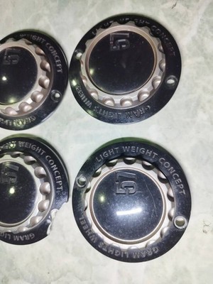 JDM Rare Rays RAYS gram lights Gravillage Its Option Center Cap 4 Indi (No Tires) - Image 6