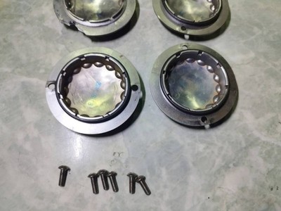 JDM Rare Rays RAYS gram lights Gravillage Its Option Center Cap 4 Indi (No Tires) - Image 9