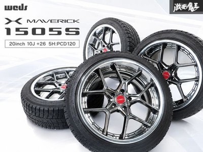 JDM Weds MAVERICK 1505S Maverick 20x10J +26 PCD120 5-hole wheels with (No Tires)