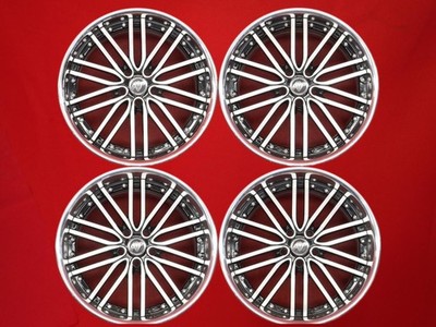 JDM Used TANABE SSR VIENNA wheels by Black Del. 4-Wheel Set 8.5/9J 19PCD114. (No Tires)