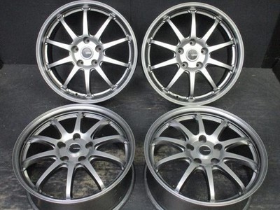 JDM Lightweight G-Speed G-04 7J-17+38 114.3 Gunmetal Winrun R330 195 (No Tires) - Image 2