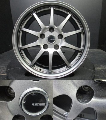 JDM Lightweight G-Speed G-04 7J-17+38 114.3 Gunmetal Winrun R330 195 (No Tires) - Image 6