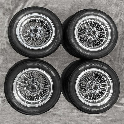 JDM Fortecs MONARCH wire wheels 14x6J+38 4-hole PCD100 for Eunos Roadst (No Tires)