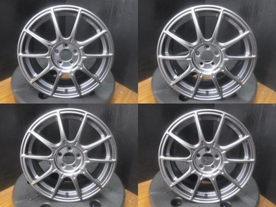JDM Corolla Sports 86 BRZ 4-Wheel Set Used Tanabe SSR GTX01 17x7.0J +50 (No Tires) - Image 5