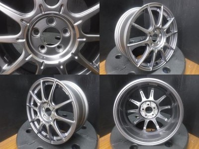 JDM Corolla Sports 86 BRZ 4-Wheel Set Used Tanabe SSR GTX01 17x7.0J +50 (No Tires) - Image 7