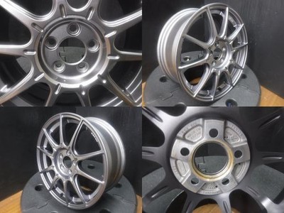JDM Corolla Sports 86 BRZ 4-Wheel Set Used Tanabe SSR GTX01 17x7.0J +50 (No Tires) - Image 8