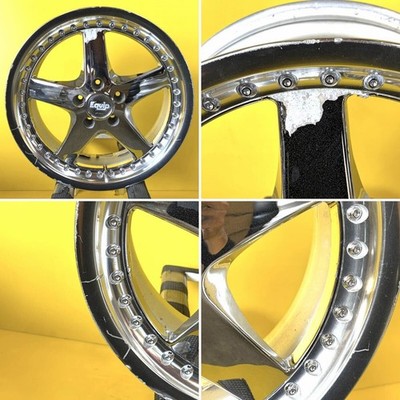 JDM Discontinued WORK Equip DDC Rim 18x7.5J +41 114.3/5-hole Equip 3-pi (No Tires) - Image 5