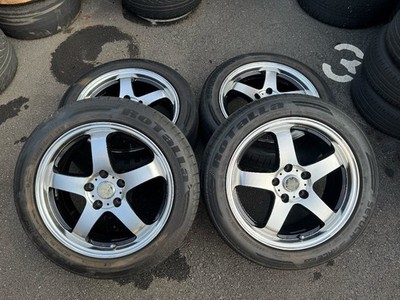 JDM Aftermarket Kircheis 17-inch aluminum wheels 7.5J +50 offset 5h114 (No Tires)