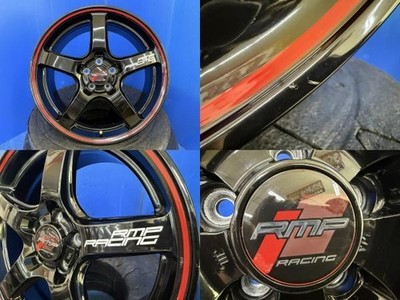 JDM Used GR 86 BRZ 4-Wheel Set MID black RMP Racing 17-inch aluminum wh (No Tires) - Image 3