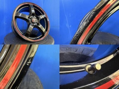 JDM Used GR 86 BRZ 4-Wheel Set MID black RMP Racing 17-inch aluminum wh (No Tires) - Image 4