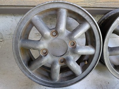 JDM Rare Black Racing BR 12-inch 4.5J +45 114.3 pitch 4-Wheel Set wheels. N (No Tires) - Image 4