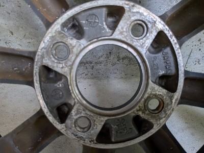 JDM Rare Black Racing BR 12-inch 4.5J +45 114.3 pitch 4-Wheel Set wheels. N (No Tires) - Image 8