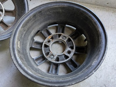 JDM Rare Black Racing BR 12-inch 4.5J +45 114.3 pitch 4-Wheel Set wheels. N (No Tires) - Image 9