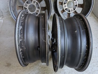 JDM Rare Black Racing BR 12-inch 4.5J +45 114.3 pitch 4-Wheel Set wheels. N (No Tires) - Image 10
