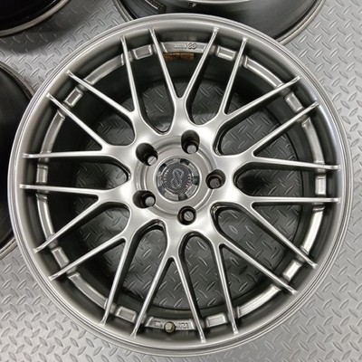 JDM Excellent condition Enkei EKM3 18x8J+40 PCD114.3-5 hole Fits Mark X (No Tires) - Image 5