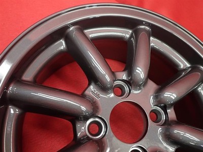 JDM Manufacturer not clear. Used 8-spoke aluminum wheel 4-hole 6J 14-h (No Tires) - Image 10