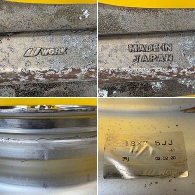 JDM Discontinued WORK Equip DDC Rim 18x7.5J +41 114.3/5-hole Equip 3-pi (No Tires) - Image 9