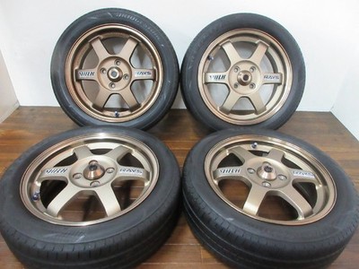 JDM ・RAYS VOLKRACING TE37 15in5.5J+45 4-hole PCD100 BS Legnoleggera 16 (No Tires)