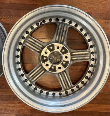 JDM Out of print WORK Equip square rim 3-piece 17-inch 8J +35 2-Wheel Set s (No Tires) - Image 7