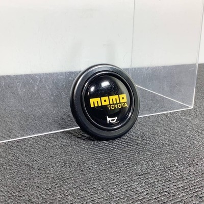 Toyota Genuine Option MOMO Steering Wheel Horn Button with TOYOTA Engraving
