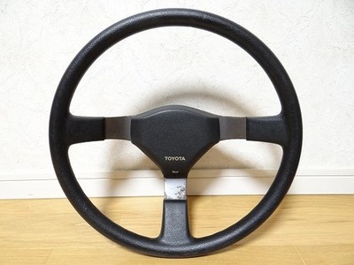 Rare Vintage Toyota AE86 Levin Trueno 4AG Steering Wheel with Boss - Classic Car