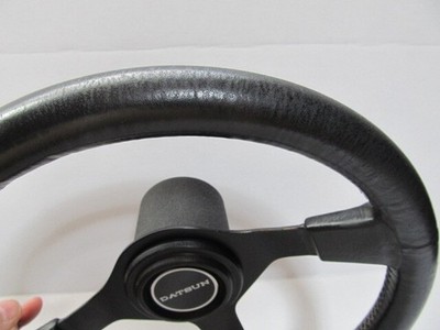 JDM NISMO Book Leather-Wrapped Race Steering Wheel 350mm Discontinued (No Tires) - Image 4