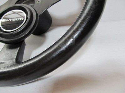 JDM NISMO Book Leather-Wrapped Race Steering Wheel 350mm Discontinued (No Tires) - Image 8