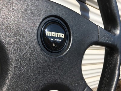 JDM Super rare and exquisite Honda Civic SiR EG6 Momo steering wheel o (No Tires) - Image 2