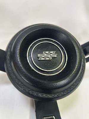 JDM Bluebar 510 SSS Coupe handle steering wheel horn button original o (No Tires) - Image 2