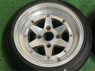 JDM Rare Longchamp XR-4 14in 7J +15 PCD114.3 Goodyear Eagle LS 155/65R (No Tires) - Image 5