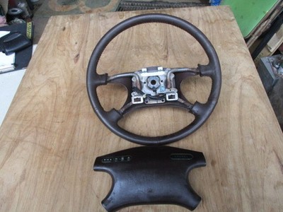 JDM Laurel C33 Genuine Steering Wheel Tea Series Rare Classic Car (No Tires) - Image 4