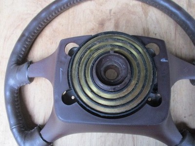JDM Laurel C33 Genuine Steering Wheel Tea Series Rare Classic Car (No Tires) - Image 5