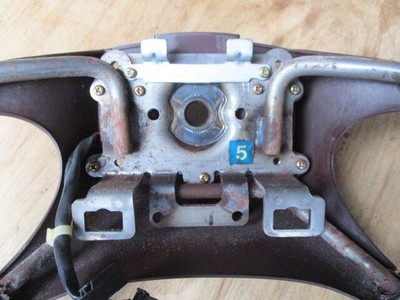 JDM Laurel C33 Genuine Steering Wheel Tea Series Rare Classic Car (No Tires) - Image 6