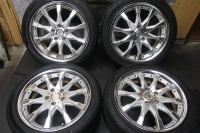 JDM WORK Schwert SC2 18x7J +50 excellent tread depth 225/45R18 (No Tires)