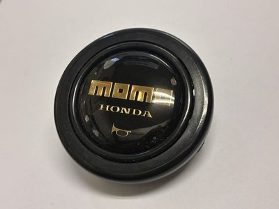JDM Rare Honda genuine option MOMO steering wheel horn button old car (No Tires) - Image 2