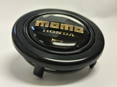 JDM Rare Honda genuine option MOMO steering wheel horn button old car (No Tires) - Image 3