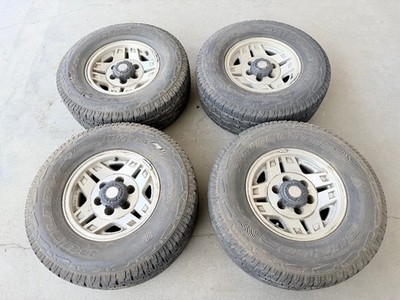 JDM Used Toyota Genuine Wheels and Tires 265/70R15 Bridgestone 4-Wheel Set (No Tires)