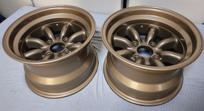 JDM RS Watanabe Eight-Spoke Magnesium 9J -19 2-Wheel Set Classic Car De (No Tires)