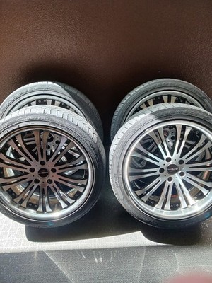 JDM AME Shallen 19-inch tire and wheel 4-Wheel Set 245/40R19 98W (No Tires)