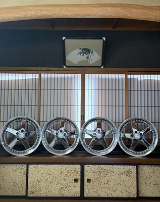 JDM WORK Equip DDC Rim 3-piece 18-inch 10J +16 4-Wheel Set through-hole Dee (No Tires)